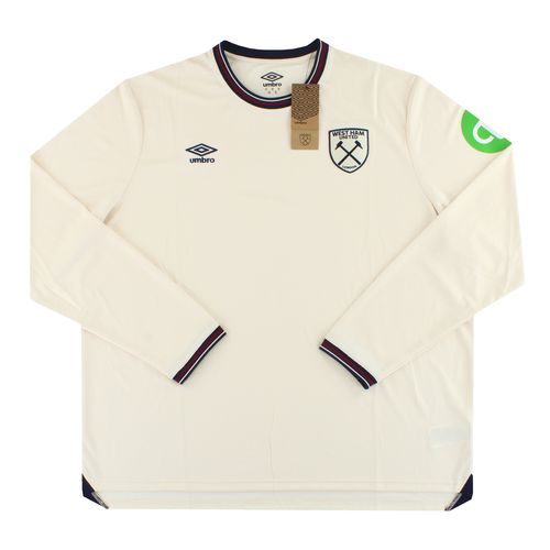2025-26 West Ham Umbro Away Shirt L/S *w/tags* XXXL - West Ham / w/tag