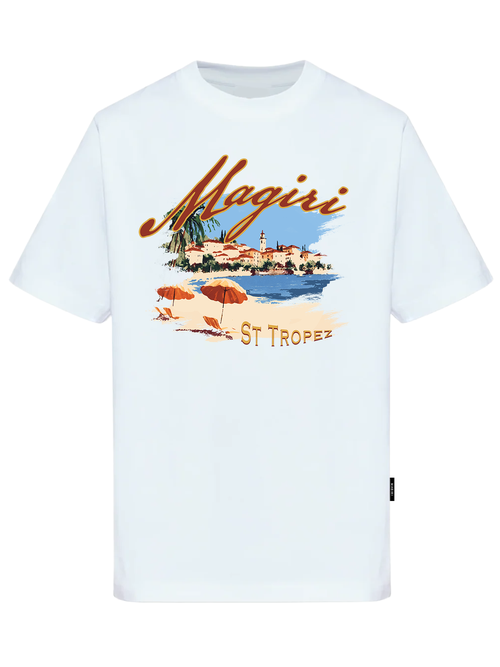 Magiri t. Tropez Printed T-hirt in White - White