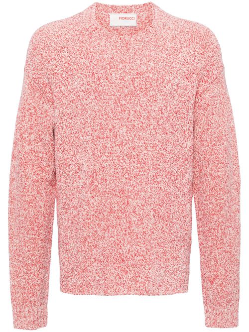 Mélange jumper - Red