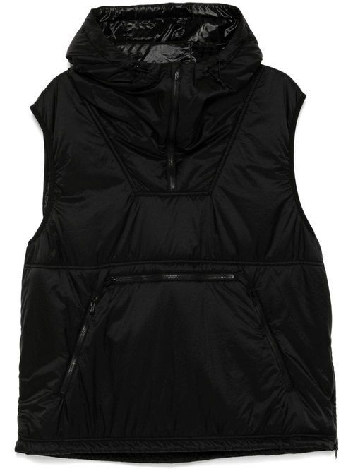 Crew neck gilet - Black
