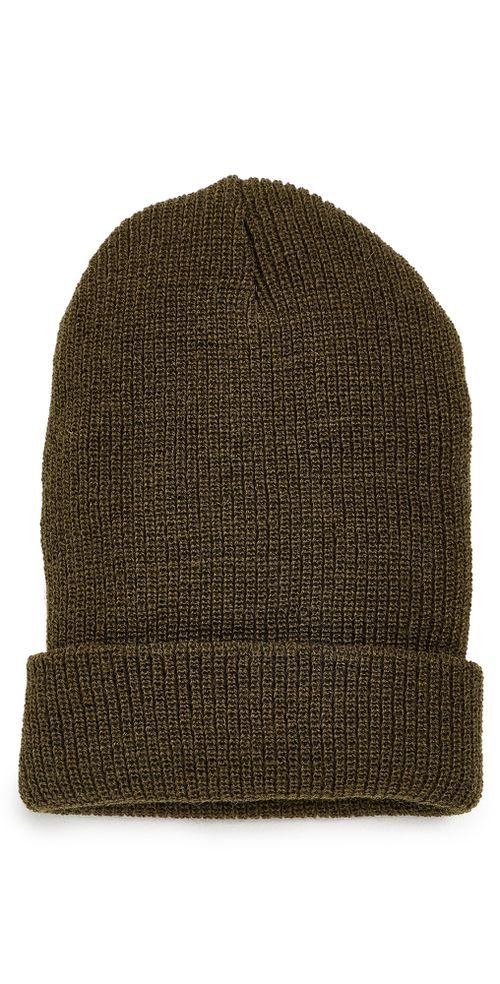 Wool Beanie Olive One Size
