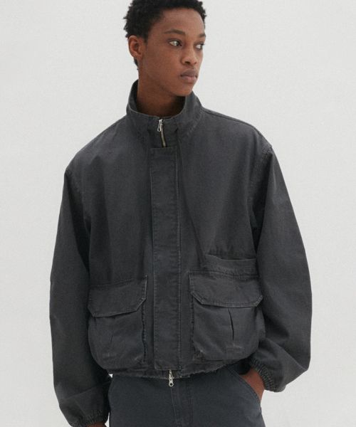 M65 Vintage Crop Jacket Charcoal