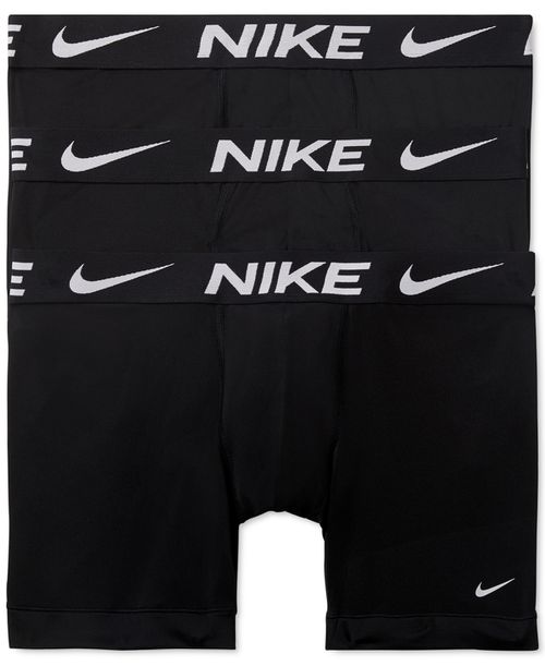 Men's 3-Pack Dri-Fit Essential Micro Boxer Briefs - Black