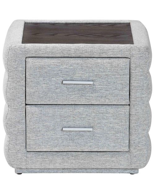 Cadmus Modern Channel-Tufted 2-Drawer Nightstand
