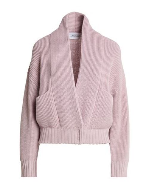 Woman Cardigan Pink Size 6 Wool