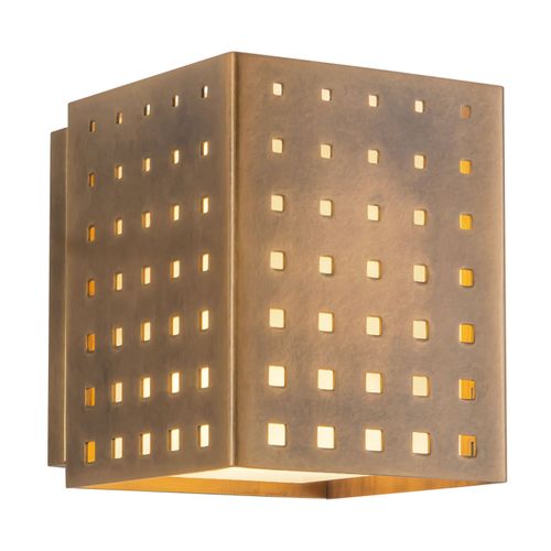 Vintage Brass LED Wall Sconce from the Astoria Collection