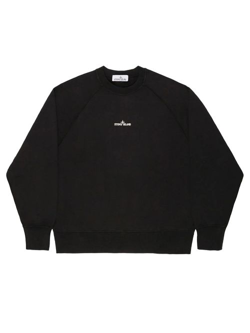 Compass Logo-Print Fleece Oversized Sweater