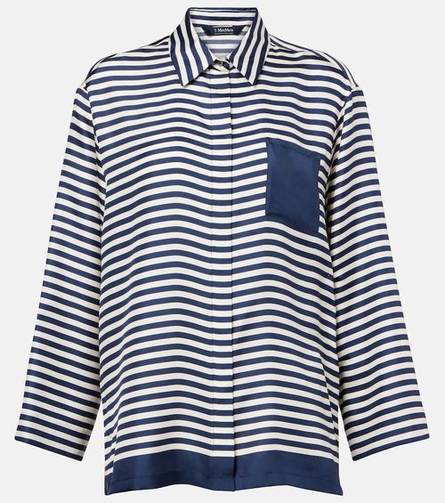 Maya striped silk shirt