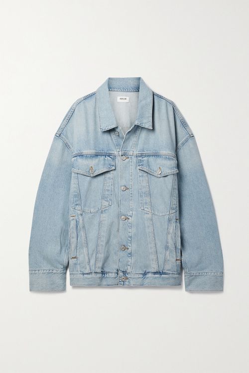 + Net Sustain Wayne Oversized Organic Denim Jacket - Blue