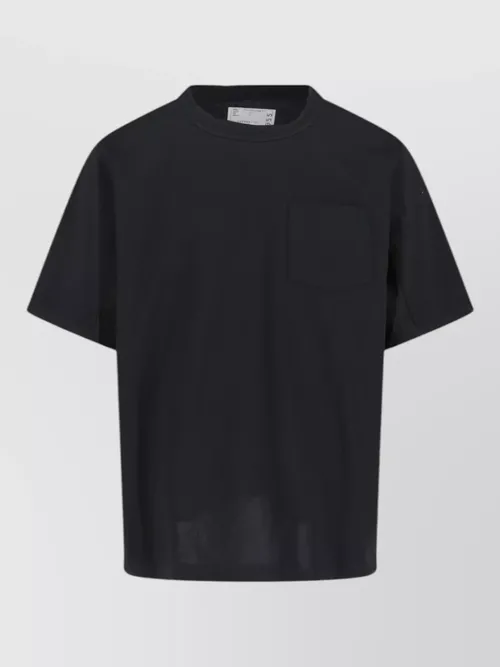 Sacai - crew neck t shirt chest pocket