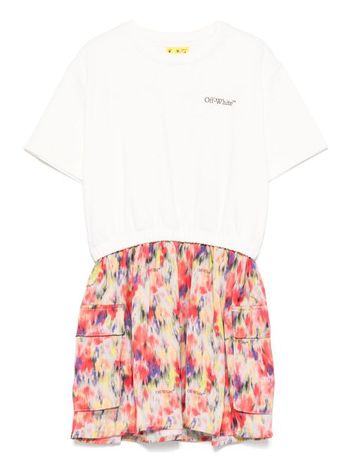 Logo-print dress