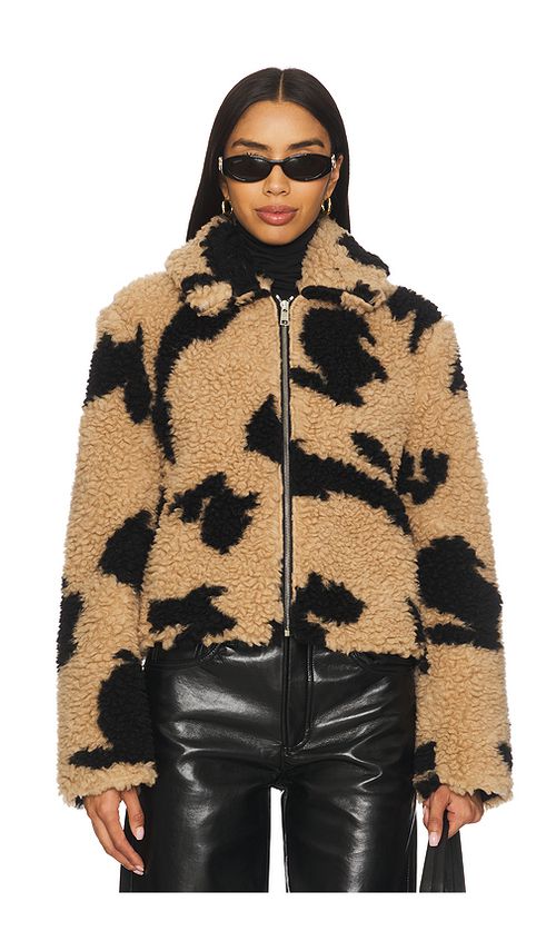 MSGM Follow The Rabbit Jacket in Clay. 44 also