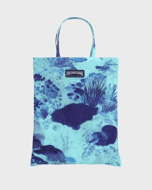 Women Cotton Voile Pareo Coral Reef - Pareo - Pareo - Blue