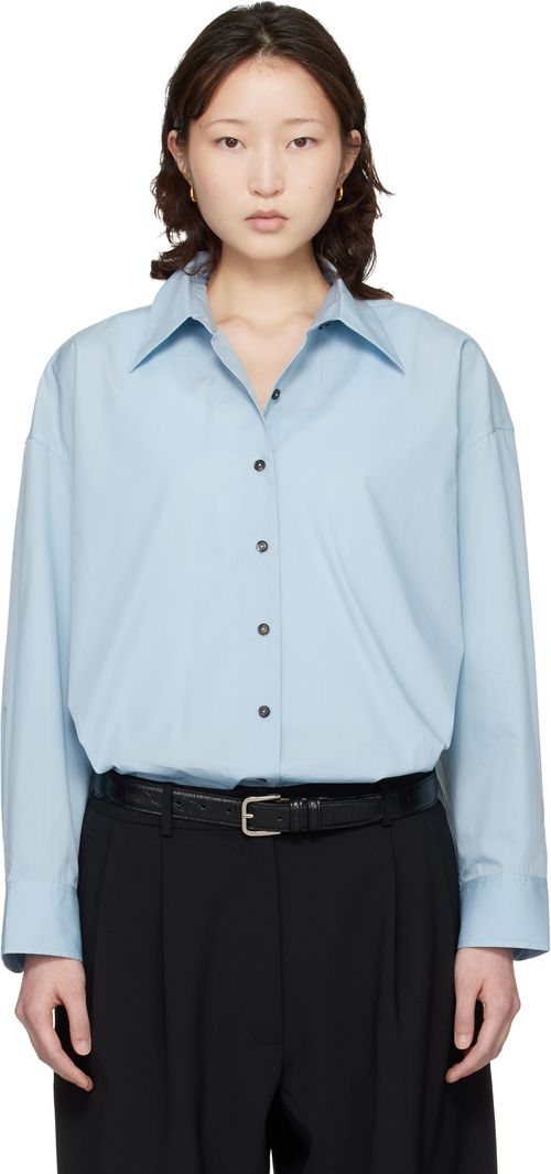 Blue Oversized Shirt