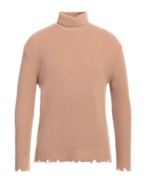 Man Turtleneck Camel Size 36 Wool