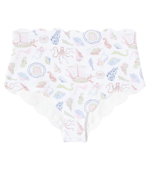 Bumby Palm Springs scalloped bikini bottoms