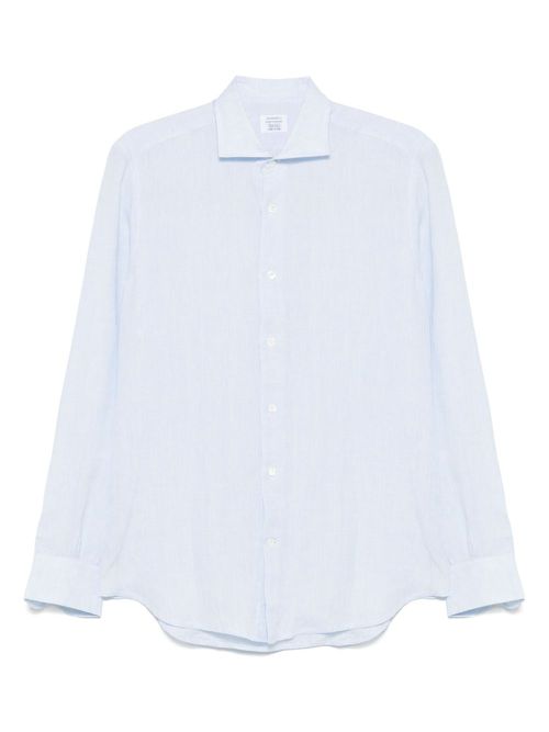 Mazzarelli linen shirt - Blue