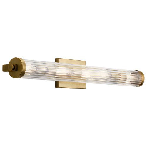 Azores 5-Light 5" Bathroom Vanity Light in Natural Bra