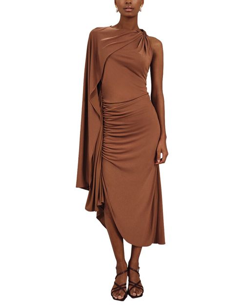 Kyra Cape Sleeve Jersey Dress