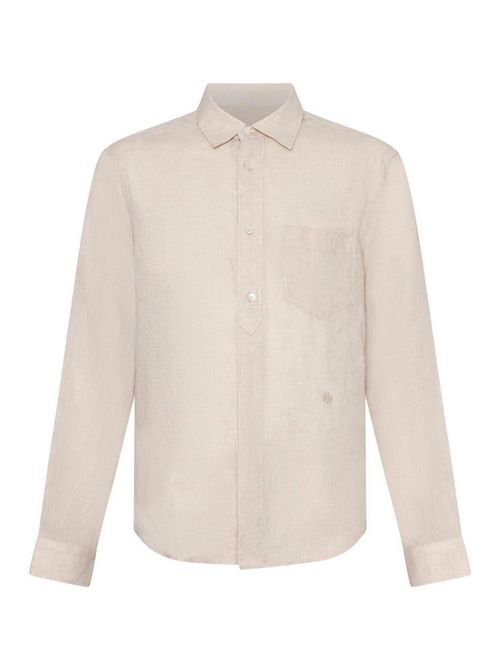 Light Beige Linen Shirt