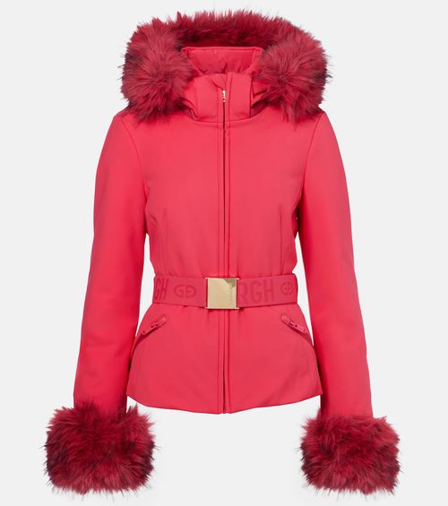 The Giselle faux fur-trimmed ski jacket