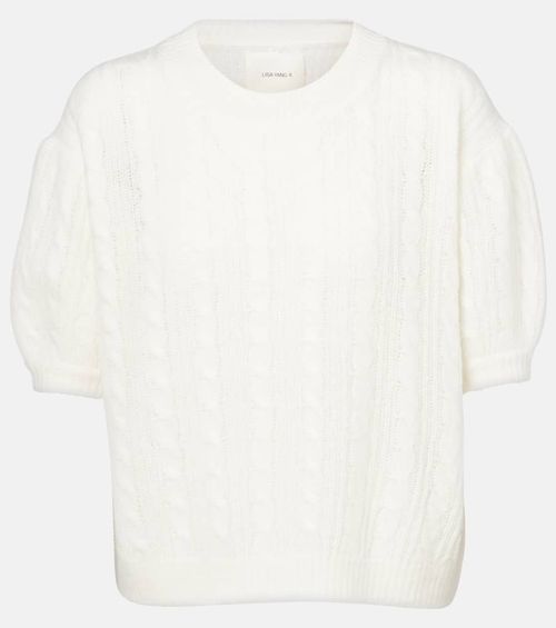 Lisa Yang Kenzie cable-knit cashmere and silk sweater