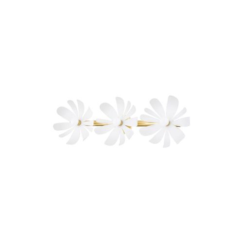 Mitzi Twiggy Bathroom Vanity Light in Aged Bra