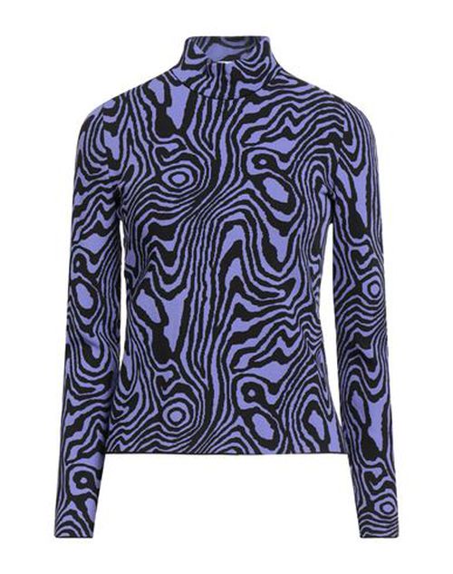 Couture Woman Turtleneck Purple Size 6 Viscose, Polyester