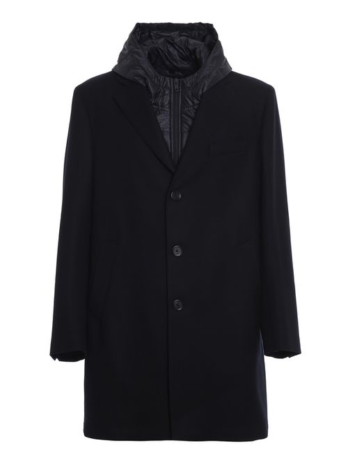 Wool twill coat