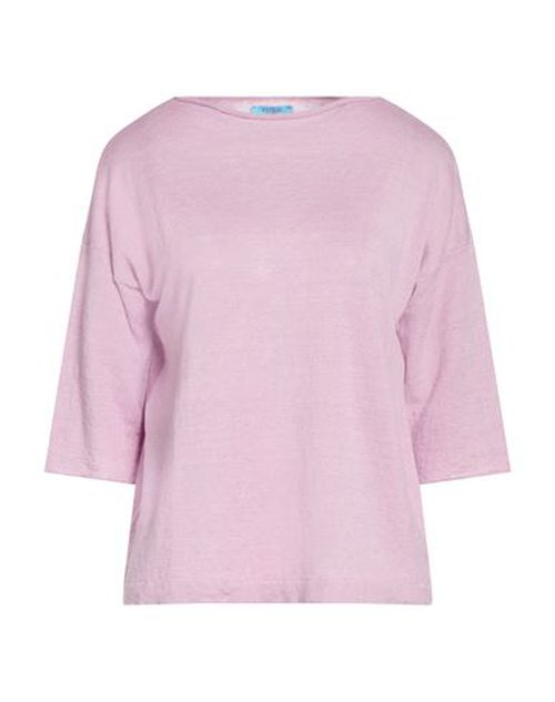 Fezbag Woman Sweater Lilac Size 2 Linen