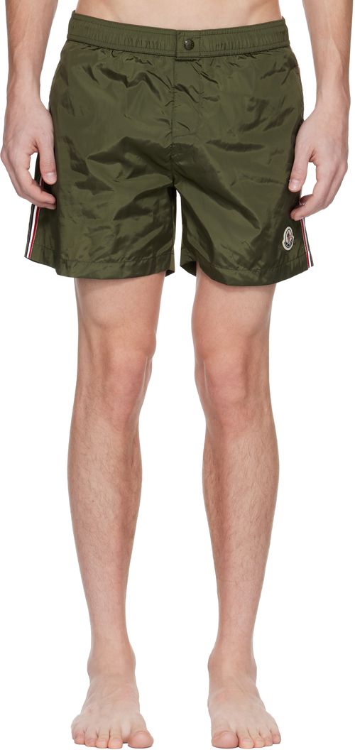 Moncler Khaki Archivio Urban Swim Shorts