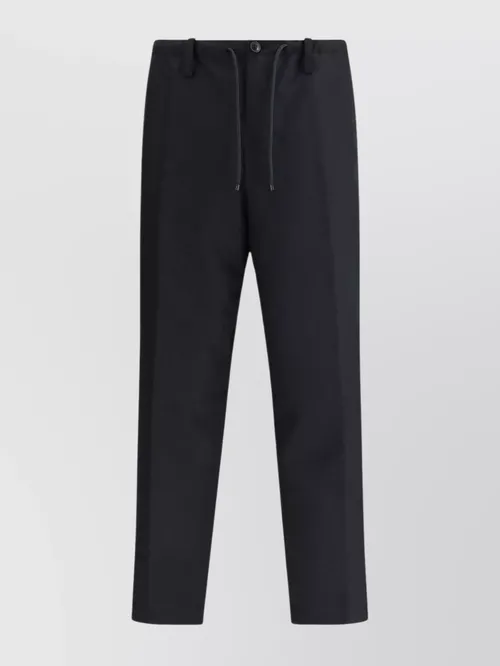 Dries Van Noten - drawstring waist straight leg trouser