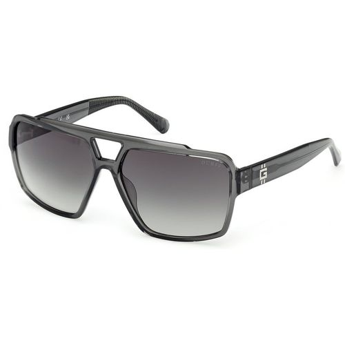 Guess Hombre Guess GU00223 20B Gafas de sol Inyectado Gris Fumar Cuadrada Norma