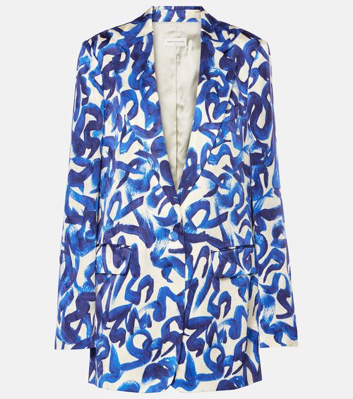 Printed blazer