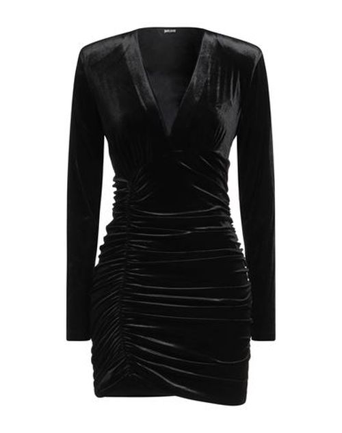 Woman Mini dress Black Size 12 Polyester, Elastane