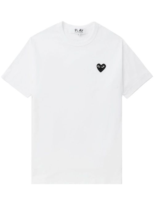 White Heart Cotton T-shirt