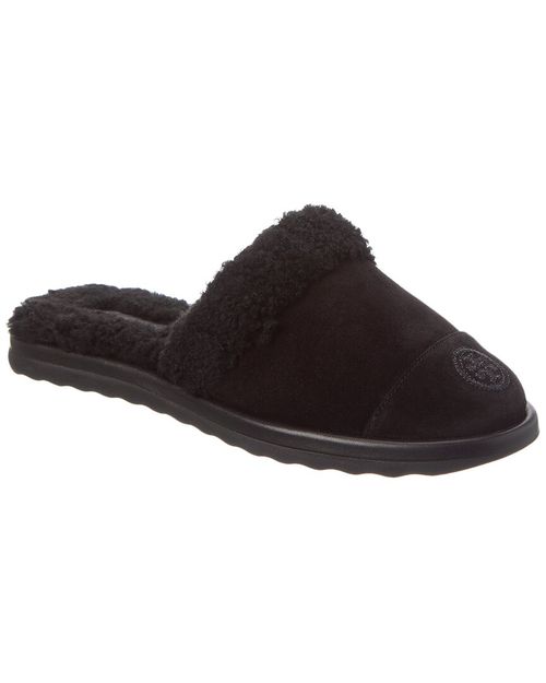 Suede & Shearling Slipper