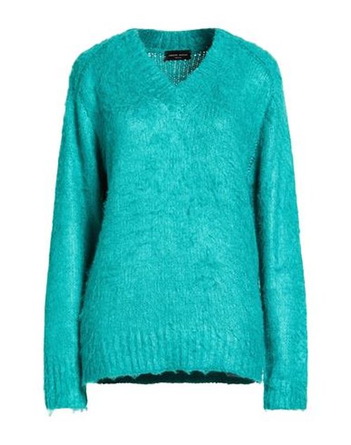 Woman Sweater Emerald green Size 12 Silk