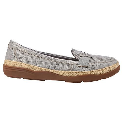 Collection Elaina Echo Heritage Casual Leather Slip-On Shoe - Metallic