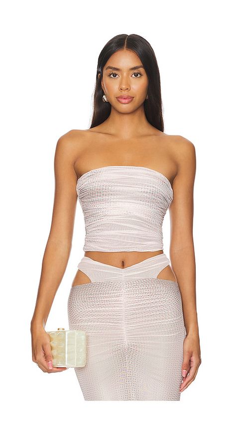 AFRM OBERTEIL PASQUINA in Nude. Größe XL. Also in 1X, 2X, 3X