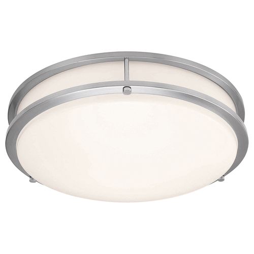 Brushed Steel LED Flush Mount from the Solero II Collection