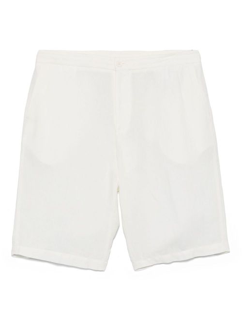 Zegna linen shorts - White