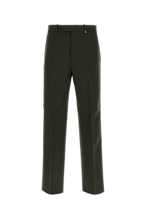 Bottle Green Wool Pant