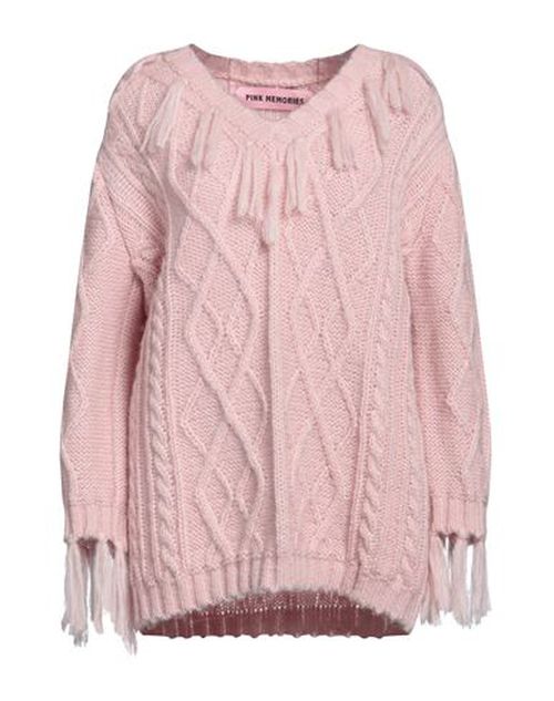 Pink Memories Woman Sweater Pink Size 6 Acrylic, Mohair wool, Polyamide, Wool