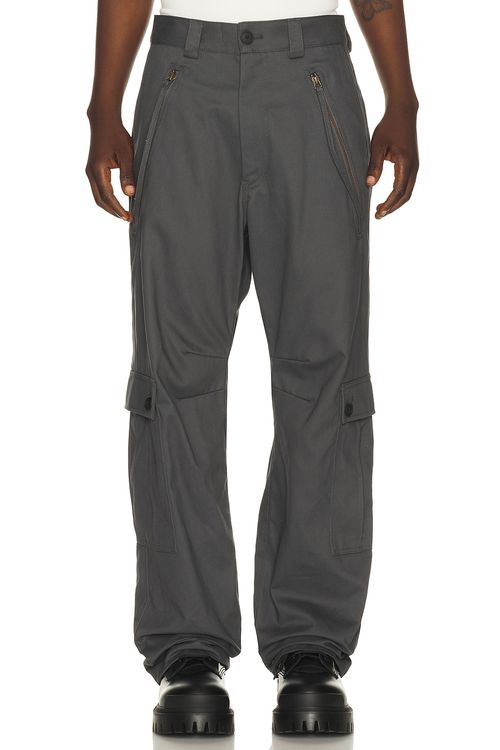 Commission Zip Rave Cargo Pants in Charcoal - Grey. M also in