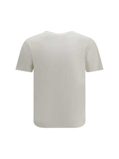 Monochromatic Logo Cotton T-Shirt — White