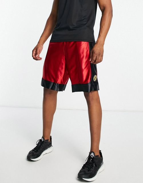 Iverson basketball shorts in red