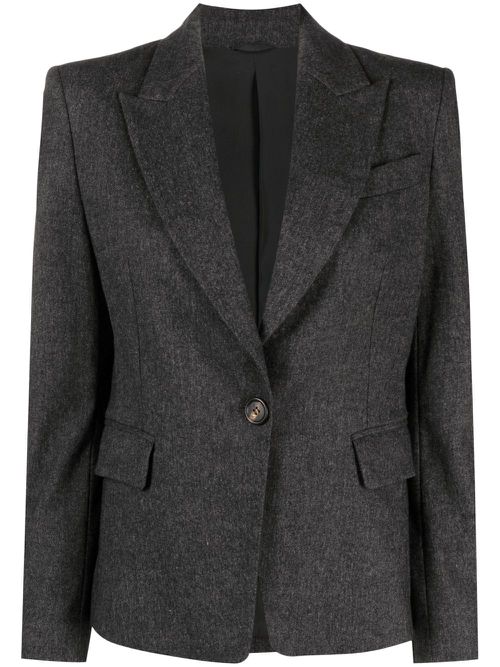 Single-breasted blazer - Grey