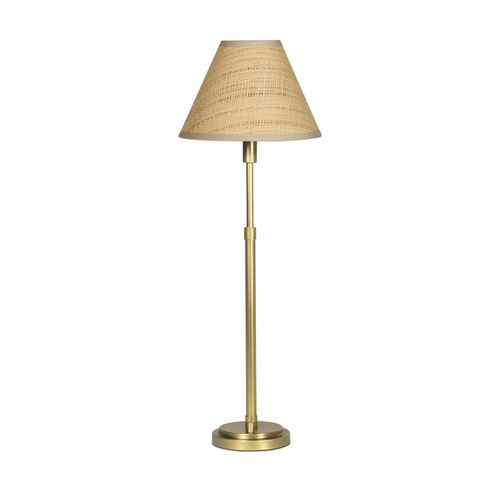 Natural Brass Buffet Lamp from the Polly Collection