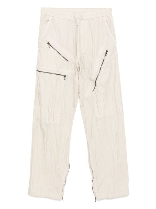 Julius flight buggy trousers - White